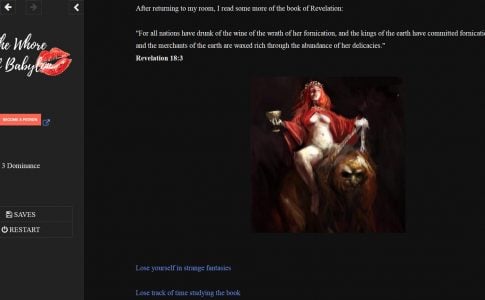 The Whore of Babylon Adult Game Screenshot (1)