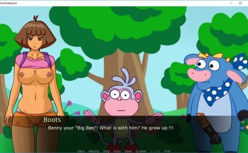 Dark Forest Stories Dora The Explorer Adult Game Screenshot (3)