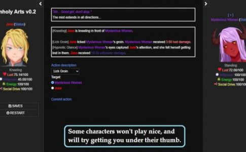 Unholy Arts Adult Game Screenshots (3)