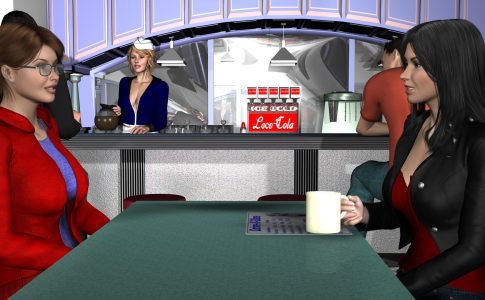 Rachel Meets Ariane Adult Game Screenshot (3)