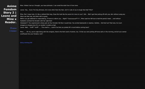 Anime Femdom Story 2 Leone, Mine And The Reader