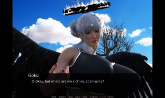 Everyone Has Giantess Angel Waifus in Heaven Adult Game Screenshot (2)