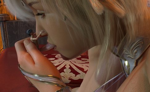 Everyone Has Giantess Angel Waifus in Heaven Adult Game Screenshot (4)