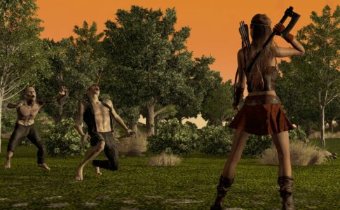 Teen Zombie in Your Cabin Adult Game Screenshots (5)