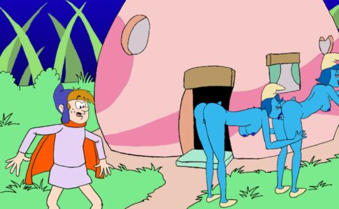 Smurfing the Smurfettes Adult Game Screenshot (1)