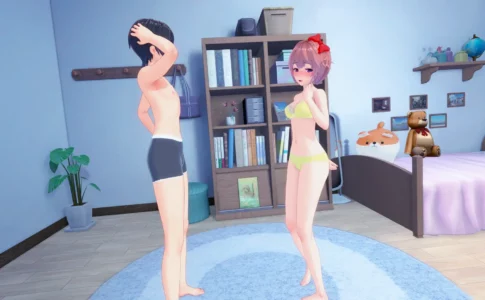 Doki Doki on Vacations Adult Game Screenshot (4)