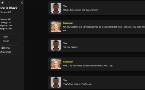 Justice is Black Adult Game Screenshots (3)