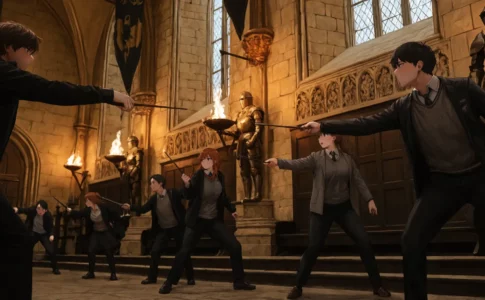Studying with Hermione Adult Game Screenshot (1)