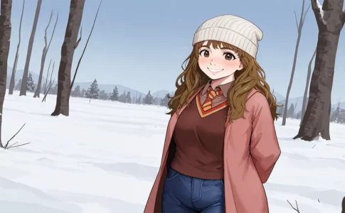 Studying with Hermione Adult Game Screenshot (5)