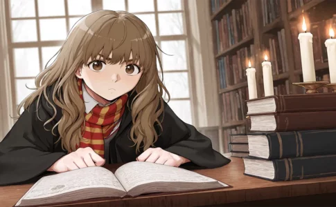Studying with Hermione Adult Game Screenshot (6)