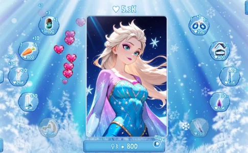 Elsa Clicker Adult Game Screenshot (2)