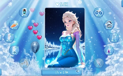 Elsa Clicker Adult Game Screenshot (3)