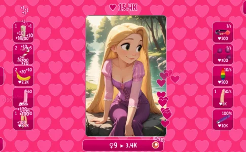 Rapunzel Clicker Adult Game Screenshot (1)