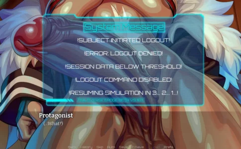 Logout Denied How I, the Beta Tester, Became Trapped in a Futanari-Dominated VR Simulation Adult Game Screenshots (2)